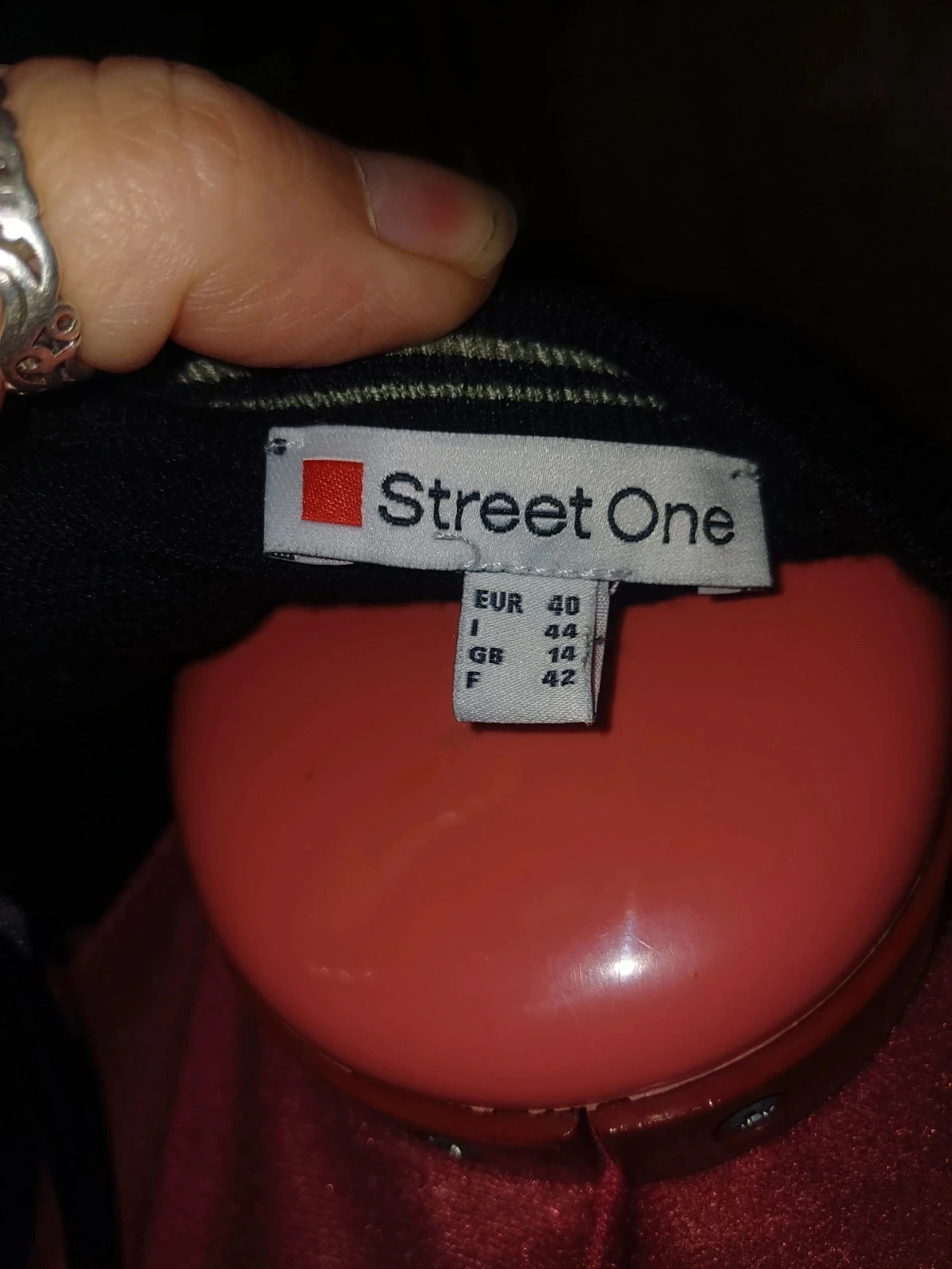 Black cardigan size 42 brand street one – photo 8